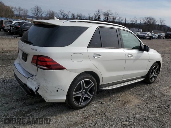 2018 Mercedes-Benz GLE 43 AMG with VIN 4JGDA6EB7JA998084, listed as a Copart auction lot 52675415 with 133,405 mi miles and Salvage Title. Bid and sale history available at DreamBid. Image 3.