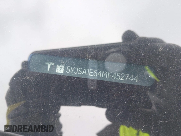 2021 Tesla Model S Plaid z VIN 5YJSA1E64MF452744, wystawiony jako IAAI lot #41375136 z przebiegiem Nie podano mil oraz . Historia ofert i sprzedaży dostępna na DreamBid. Obrazek 9.