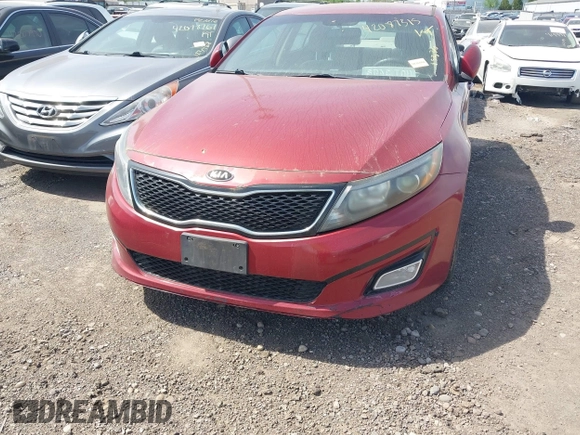 2015 Kia Optima LX with VIN 5XXGM4A75FG418535, listed as a IAAI auction lot 42087315 with 152,800 mi miles. Bid and sale history available at carsss.com. Image 6.