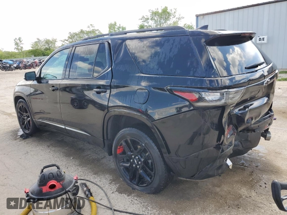 2021 Chevrolet Traverse Premier with VIN 1GNERKKW6MJ238743, listed as a Copart auction lot 57995125 with 61,096 mi miles and Salvage title. Bid and sale history available at DreamBid. Image 2.