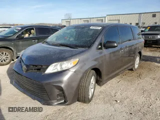 2018 Toyota Sienna L with VIN 5TDZZ3DCXJS931025, listed as a Copart auction lot 49206645 with 141,125 mi miles and Clean Title. Bid and sale history available at DreamBid. Image 1.