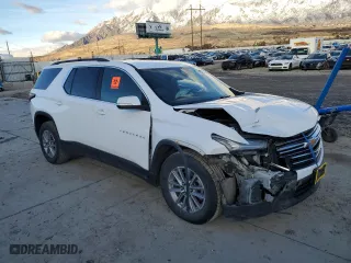 2022 Chevrolet Traverse LT Leather with VIN 1GNEVHKW6NJ105044, listed as a Copart auction lot 86895754 with 0 mi miles and Salvage Title. Bid and sale history available at carsss.com. Image 4.