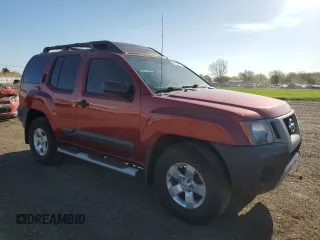 2012 Nissan Xterra X with VIN 5N1AN0NW7CC513862, listed as a Copart auction lot 54336635 with 104,682 mi miles and Salvage Title. Bid and sale history available at carsss.com. Image 4.