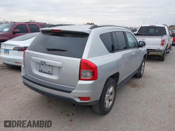 2013 Jeep Compass Sport with VIN 1C4NJCBA7DD100332, listed as a IAAI auction lot 41278779 with 161,668 mi miles. Bid and sale history available at carsss.com. Image 4.