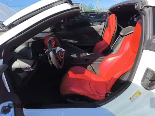 2023 Chevrolet Corvette 1LT with VIN 1G1YA2D42P5116900, listed as a Copart auction lot 56719765 with 15,129 mi miles and Salvage title. Bid and sale history available at DreamBid. Image 8.
