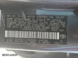 2007 Toyota Prius with VIN JTDKB20U073282022, listed as a Copart auction lot 51162835 with 212,421 mi miles and Clean Title. Bid and sale history available at carsss.com. Image 12.