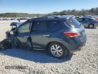 2014 Nissan Murano SL with VIN JN8AZ1MW9EW523749, listed as a Copart auction lot 45316965 with 0 mi miles and Non Repairable. Bid and sale history available at carsss.com. Image 2.