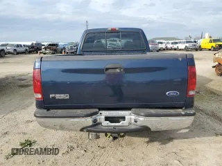 2001 Ford Super Duty F-250 XL with VIN 1FTNW20L91EC30747, listed as a Copart auction lot 46121745 with 128,629 mi miles and Salvage Title. Bid and sale history available at carsss.com. Image 6.
