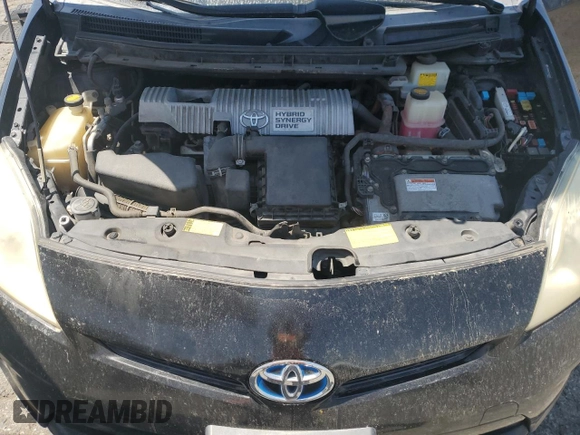 2012 Toyota Prius One with VIN JTDKN3DU2C5382497, listed as a Copart auction lot 55184755 with 241,102 mi miles and Clean Title. Bid and sale history available at carsss.com. Image 11.