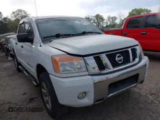 2012 Nissan Titan SV with VIN 1N6BA0ED2CN302119, listed as a IAAI auction lot 41965187 with 294,825 mi miles. Bid and sale history available at carsss.com. Image 1.