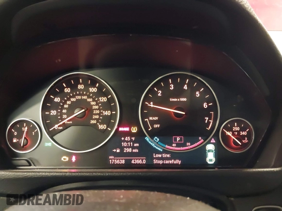 2013 BMW 3 Series 328i with VIN WBA3A5G52DNP20334, listed as a IAAI auction lot 41270322 with 175,638 mi miles and . Bid and sale history available at DreamBid. Image 15.