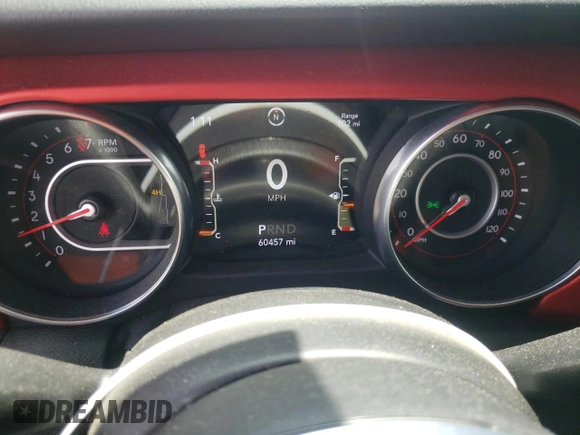 2018 Jeep Wrangler Unlimited Rubicon with VIN 1C4HJXFG1JW261472, listed as a Copart auction lot 63259345 with 60,457 mi miles and Salvage title. Bid and sale history available at DreamBid. Image 9.