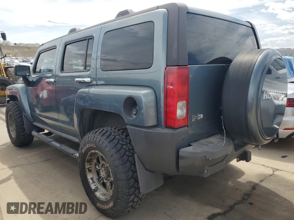2007 Hummer H3 SUV with VIN 5GTDN13EX78207015, listed as a Copart auction lot 52459815 with 157,357 mi miles and Clean Title. Bid and sale history available at carsss.com. Image 2.