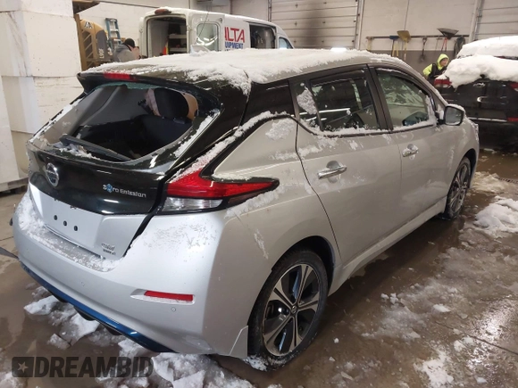 2022 Nissan LEAF SV Plus with VIN 1N4BZ1CV3NC552390, listed as a IAAI auction lot 41600705 with 28,931 mi miles and . Bid and sale history available at DreamBid. Image 4.