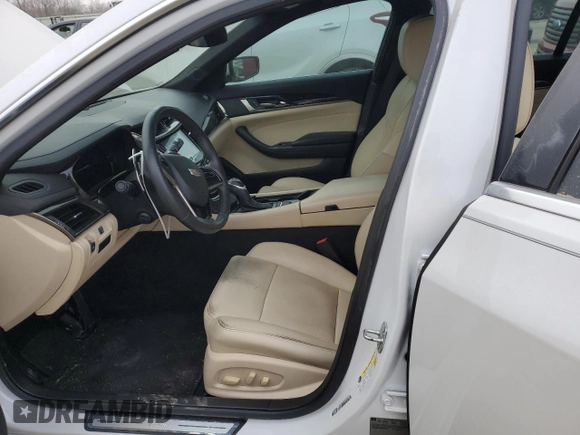 2017 Cadillac CTS Luxury RWD with VIN 1G6AR5SS3H0190400, listed as a Copart auction lot 82358884 with 89,916 mi miles and Salvage Title. Bid and sale history available at DreamBid. Image 7.