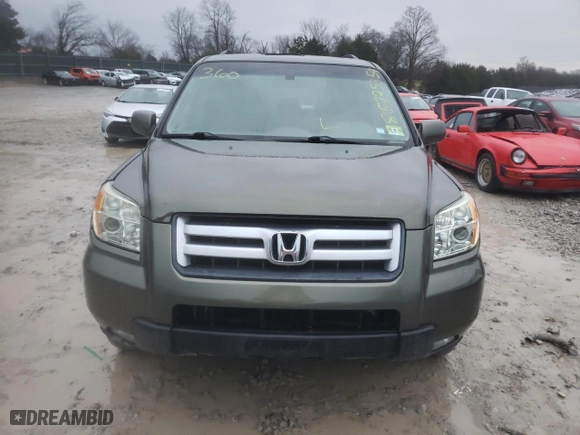 2006 Honda Pilot EX-L with VIN 5FNYF185X6B027661, listed as a Copart auction lot 85725354 with 171,748 mi miles and Salvage Title. Bid and sale history available at carsss.com. Image 5.