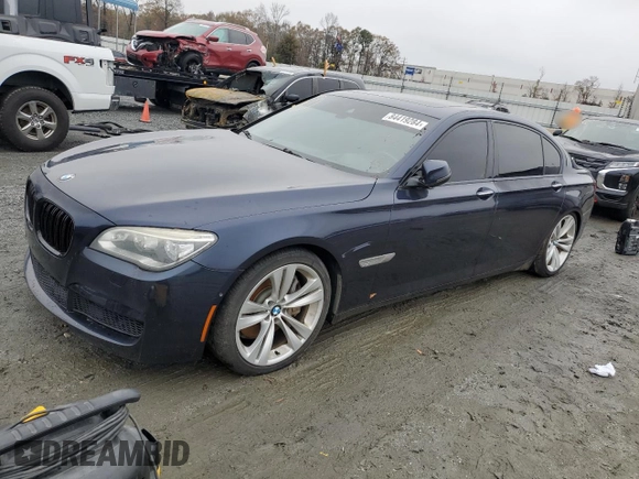 2015 BMW 7 Series 750Li xDrive with VIN WBAYF8C50FD654051, listed as a Copart auction lot 84419284 with 164,994 mi miles and Clean title. Bid and sale history available at DreamBid. Image 1.