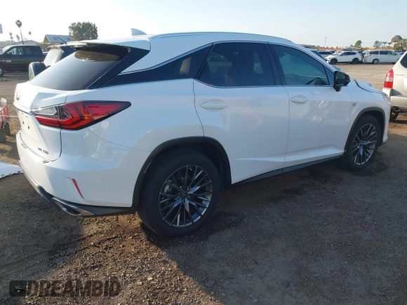 2017 Lexus RX with VIN 2T2BZMCA8HC127537, listed as a IAAI auction lot 41630259 with 37,033 mi miles. Bid and sale history available at carsss.com. Image 4.
