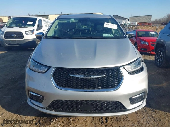 2023 Chrysler Pacifica Hybrid Limited with VIN 2C4RC1S72PR588627, listed as a IAAI auction lot 42063631 with 52,799 mi miles. Bid and sale history available at carsss.com. Image 13.