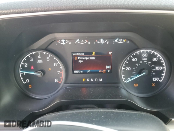 2022 Ford F-150 XL with VIN 1FTMF1EB2NKD02840, listed as a Copart auction lot 43288735 with 35,824 mi miles and Clean title. Bid and sale history available at DreamBid. Image 9.