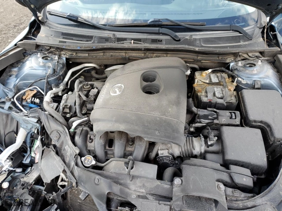 2016 Mazda Mazda3 i Touring with VIN JM1BM1V71G1346829, listed as a Copart auction lot 50033185 with 100,751 mi miles and Salvage Title. Bid and sale history available at carsss.com. Image 11.
