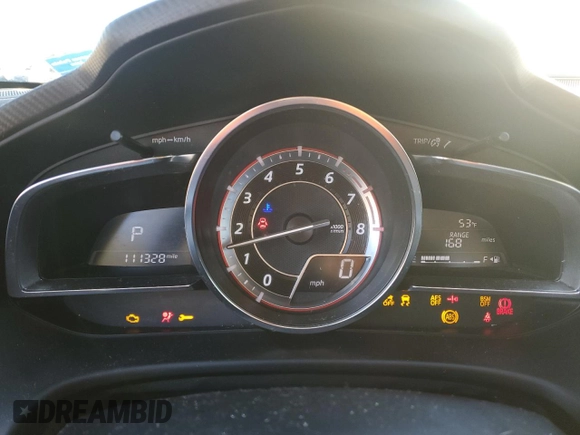 2015 Mazda 3 S Grand Touring with VIN JM1BM1W34F1243754, listed as a Copart auction lot 87298974 with 111,328 mi miles and Salvage Title. Bid and sale history available at DreamBid. Image 9.