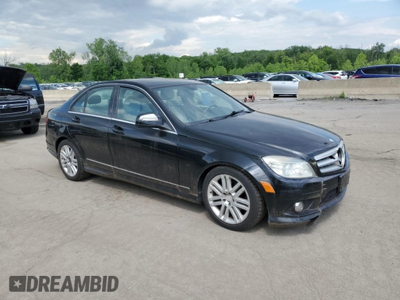 2009 Mercedes-Benz C 300 Sport z VIN WDDGF81X19R045261, wystawiony jako Copart lot #59180585 z przebiegiem 150 855 mil mil oraz Czysty tytuł • Clean title. Historia ofert i sprzedaży dostępna na DreamBid. Obrazek 4.