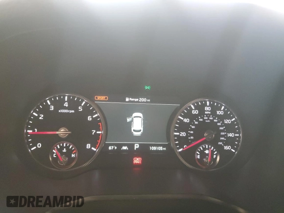 2021 Kia Telluride SX with VIN 5XYP5DHC7MG152914, listed as a Copart auction lot 54172835 with 109,105 mi miles and Salvage title. Bid and sale history available at DreamBid. Image 9.