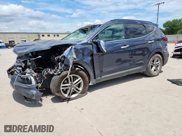 2018 Hyundai Santa Fe 2.4L с VIN 5XYZU3LB5JG522399, выставлен на аукционе Copart как лот 63345315 с пробегом Не указан миль и Списание • Salvage title. История ставок и продаж доступна на DreamBid. Изображение 1.
