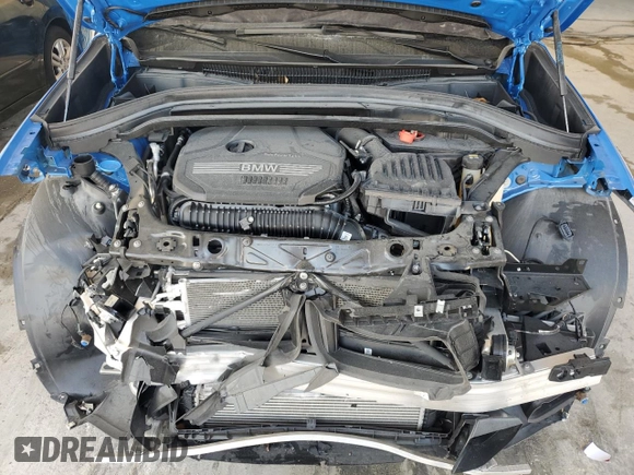 2021 BMW X1 sDrive28i with VIN WBXJG7C05M5U02743, listed as a Copart auction lot 51480195 with 25,466 mi miles and Salvage Title. Bid and sale history available at carsss.com. Image 12.