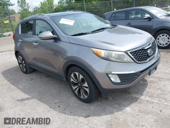 2011 Kia Sportage SX with VIN KNDPC3A64B7120582, listed as a IAAI auction lot 42696851 with 249,979 mi miles and . Bid and sale history available at DreamBid. Image 1.