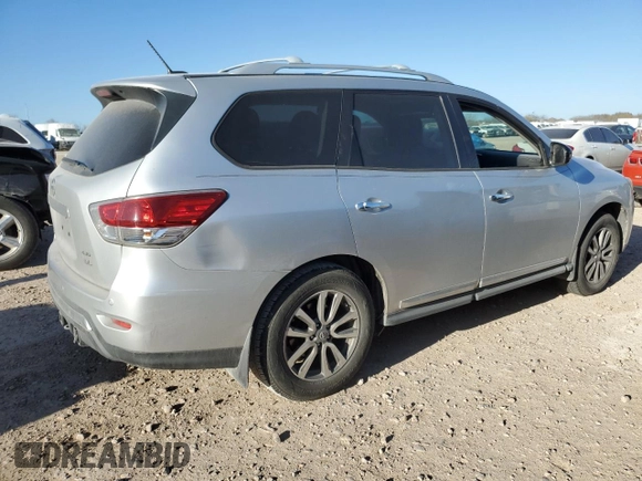 2014 Nissan Pathfinder Platinum with VIN 5N1AR2MMXEC615675, listed as a Copart auction lot 48381195 with 159,776 mi miles and Salvage title. Bid and sale history available at DreamBid. Image 3.