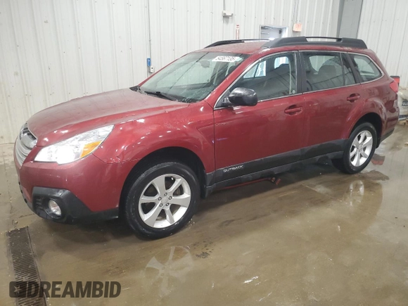 2014 Subaru Outback 2.5i with VIN 4S4BRBAC9E3304240, listed as a Copart auction lot 54567135 with 55,202 mi miles and Non repairable. Bid and sale history available at DreamBid. Image 1.
