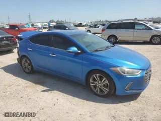 2017 Hyundai Elantra SE with VIN 5NPD84LF4HH057981, listed as a Copart auction lot 52259025 with 109,561 mi miles and Salvage Title. Bid and sale history available at carsss.com. Image 4.