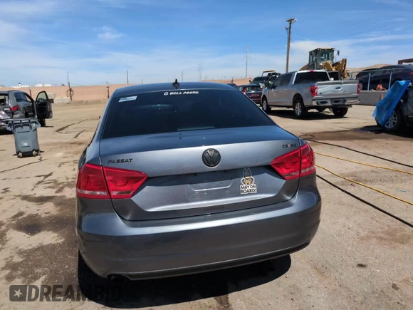 2015 Volkswagen Passat SE with VIN 1VWBS7A35FC014128, listed as a Copart auction lot 51010485 with 154,263 mi miles and Salvage title. Bid and sale history available at DreamBid. Image 13.