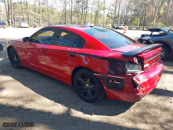 2012 Dodge Charger SE with VIN 2C3CDXBG3CH237431, listed as a IAAI auction lot 41864591 with 103,247 mi miles. Bid and sale history available at carsss.com. Image 3.