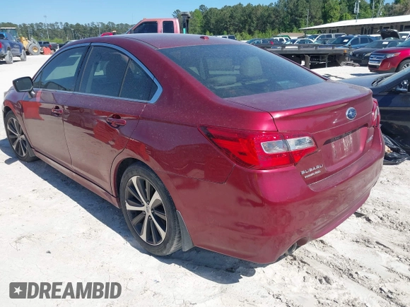 2015 Subaru Legacy 2.5i Premium with VIN 4S3BNBD6XF3033096, listed as a IAAI auction lot 42027286 with 130,414 mi miles. Bid and sale history available at carsss.com. Image 3.