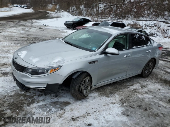2016 Kia Optima LX Turbo with VIN 5XXGT4L18GG059422, listed as a Copart auction lot 44522895 with 41,954 mi miles and Salvage Title. Bid and sale history available at carsss.com. Image 1.