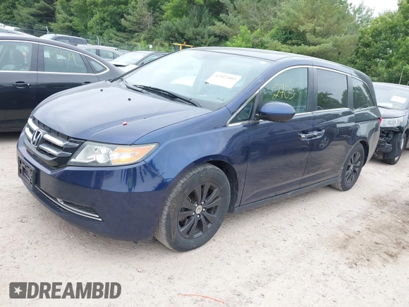 2015 Honda Odyssey EX-L z VIN 5FNRL5H68FB070392, wystawiony jako IAAI lot #42412403 z przebiegiem 146 907 mil mil oraz . Historia ofert i sprzedaży dostępna na DreamBid. Obrazek 19.