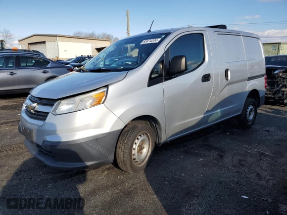 2015 Chevrolet City Express Cargo Van LT with VIN 3N63M0ZN7FK697441, listed as a Copart auction lot 83474204 with Not Provided miles and Salvage Title. Bid and sale history available at carsss.com. Image 1.