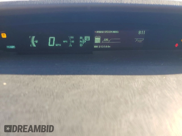 2011 Toyota Prius I with VIN JTDKN3DUXB5270481, listed as a Copart auction lot 49642975 with 213,144 mi miles and Salvage Title. Bid and sale history available at carsss.com. Image 9.