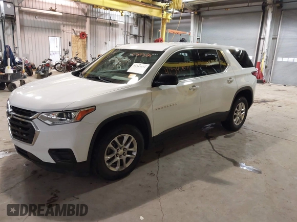 2019 Chevrolet Traverse LS with VIN 1GNEVFKW0KJ160976, listed as a IAAI auction lot 41545691 with 103,905 mi miles. Bid and sale history available at carsss.com. Image 2.