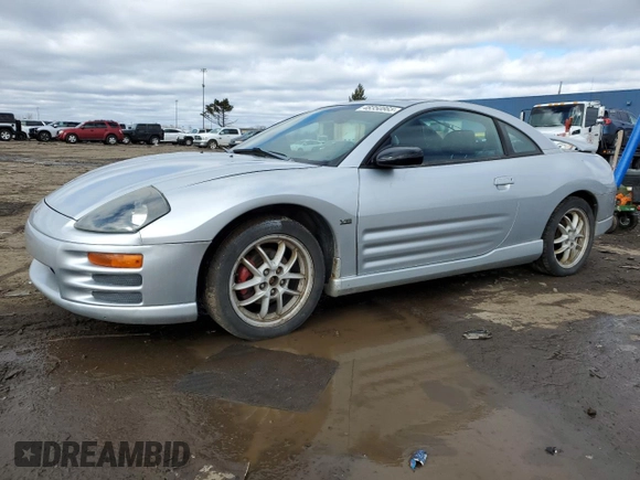 2001 Mitsubishi Eclipse with VIN 4A3AC54H21E173268, listed as a Copart auction lot 48350865 with 143,444 mi miles and Clean Title. Bid and sale history available at DreamBid. Image 1.