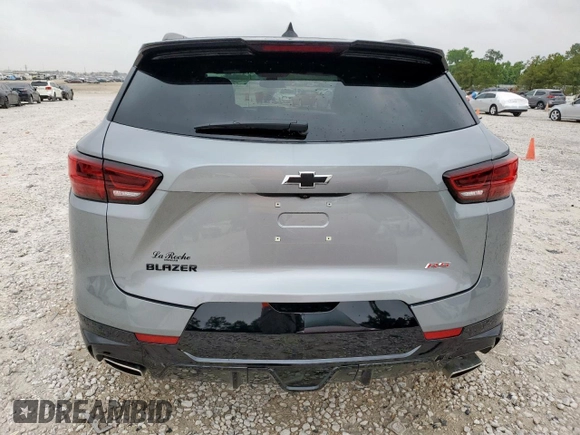 2024 Chevrolet Blazer RS with VIN 3GNKBERS0RS138137, listed as a Copart auction lot 57655375 with 14,997 mi miles and Clean title. Bid and sale history available at DreamBid. Image 6.