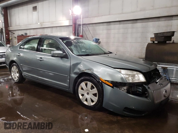 2006 Mercury Milan with VIN 3MEFM07Z06R655446, listed as a Copart auction lot 43464885 with 124,439 mi miles and Salvage title. Bid and sale history available at DreamBid. Image 4.