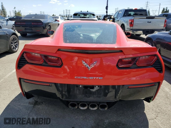 2019 Chevrolet Corvette 1LT with VIN 1G1YB2D73K5111639, listed as a Copart auction lot 50060404 with 24,787 mi miles and Salvage Title. Bid and sale history available at carsss.com. Image 6.