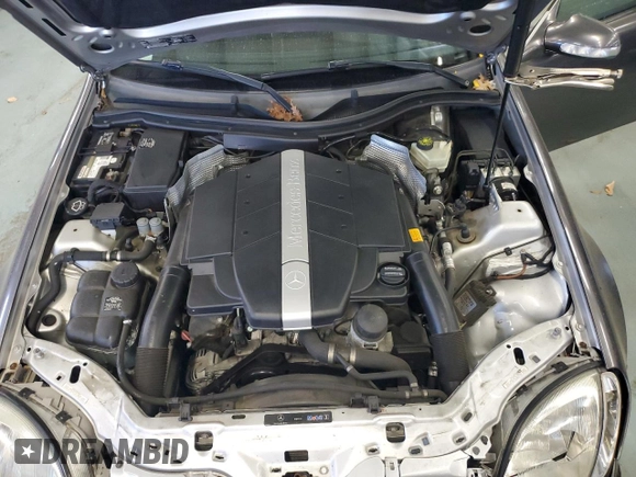 2003 Mercedes-Benz SLK 320 with VIN WDBKK65F83F280656, listed as a Copart auction lot 79158954 with 99,413 mi miles and Salvage title. Bid and sale history available at DreamBid. Image 11.