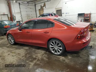 2019 Volvo S60 Momentum with VIN 7JRA22TK7KG002217, listed as a Copart auction lot 44789375 with 89,015 mi miles and Salvage Title. Bid and sale history available at carsss.com. Image 2.