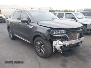 2021 Kia Sorento S with VIN KNDRG4LG9M5036880, listed as a IAAI auction lot 42432448 with 100,342 mi miles and . Bid and sale history available at DreamBid. Image 1.