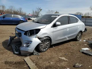 2019 Mitsubishi Mirage ES z VIN ML32F3FJ2KHF08280, wystawiony jako Copart lot #53479665 z przebiegiem 109 267 mil mil oraz Szkoda całkowita • Salvage title. Historia ofert i sprzedaży dostępna na DreamBid. Obrazek 1.